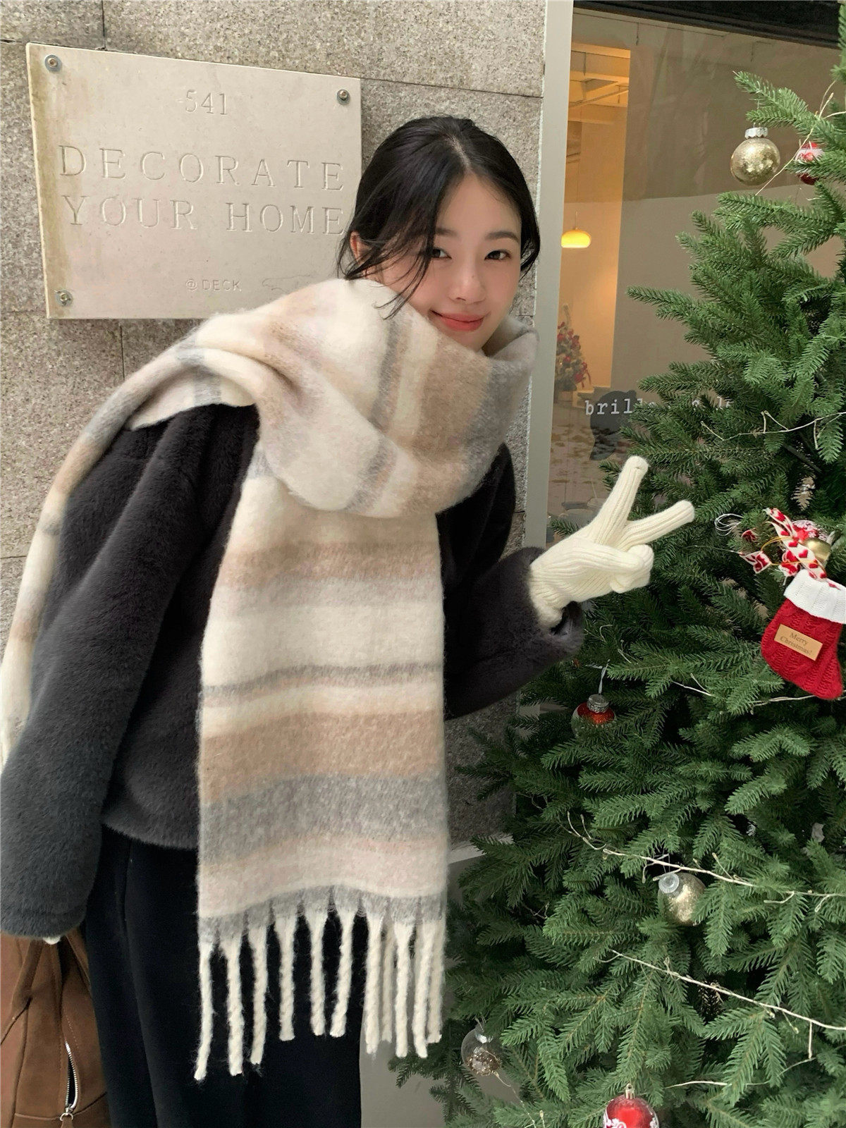 丁走走仿羊绒围巾女秋冬2025保暖加厚长款披肩防寒毛绒围脖礼物,服饰配件/皮带/帽子/围巾,围巾/丝巾/披肩,淘宝优惠券,粉丝福利购,淘宝优惠卷