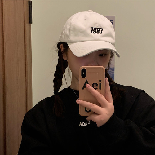 丁走走ins风休闲百搭软顶棒球帽