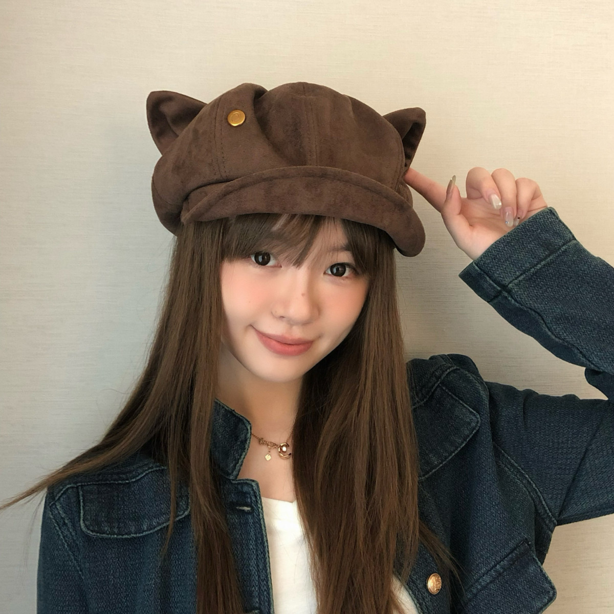 一帽多戴可爱猫耳朵贝雷帽子女复古百搭麂皮绒八角帽显脸小画家帽,服饰配件/皮带/帽子/围巾,帽子,淘宝优惠券,粉丝福利购,淘宝优惠卷