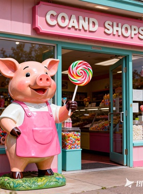 玻璃钢卡通雕塑定制装饰摆件