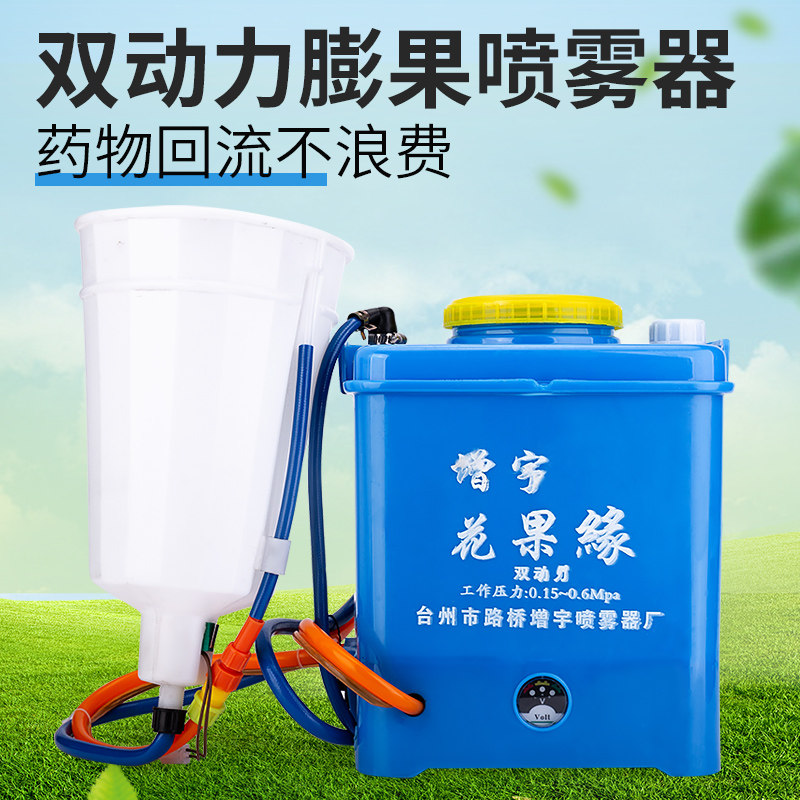 电动喷雾器葡萄膨果器药水药液回流催红浸果沾药器农用喷雾器喷头