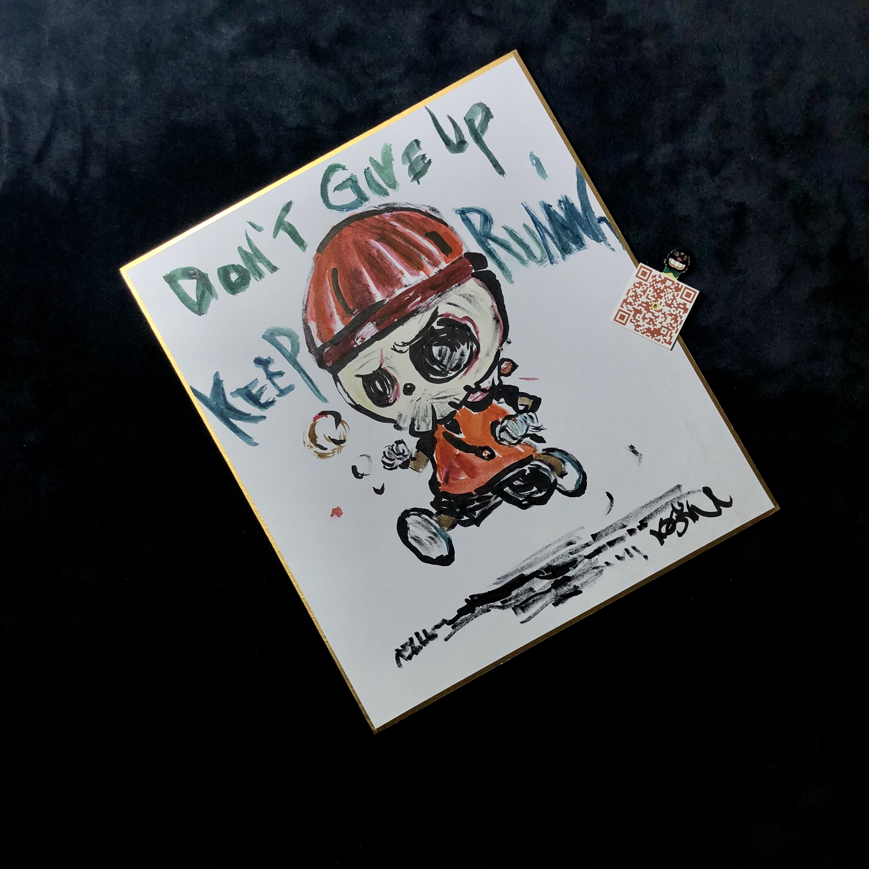 龙家升KASING LUNG绘画签名THE MONSTERS  TYCOCO色纸 拉布布情侣