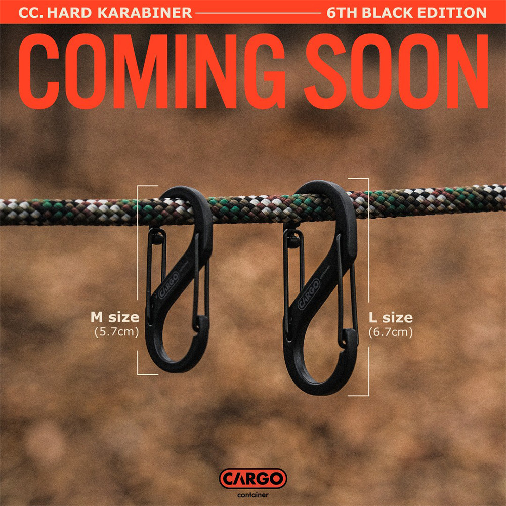 韩国cargo超轻便携八字扣快挂可拆卸登山扣推拉式锁结