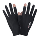 男女秋冬保暖防滑手套露指薄绒弹力开车黑灰分指写字绘画触屏漏指