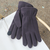 冬季 保暖手套男士 抓绒触屏外卖骑手防寒全包分指开车骑行运动徒步