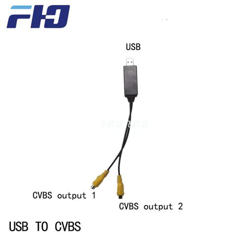 USB转CVBS/AV转换器安卓大屏适用