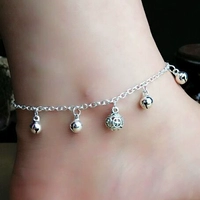 Колокольчик, браслет с одной бусиной