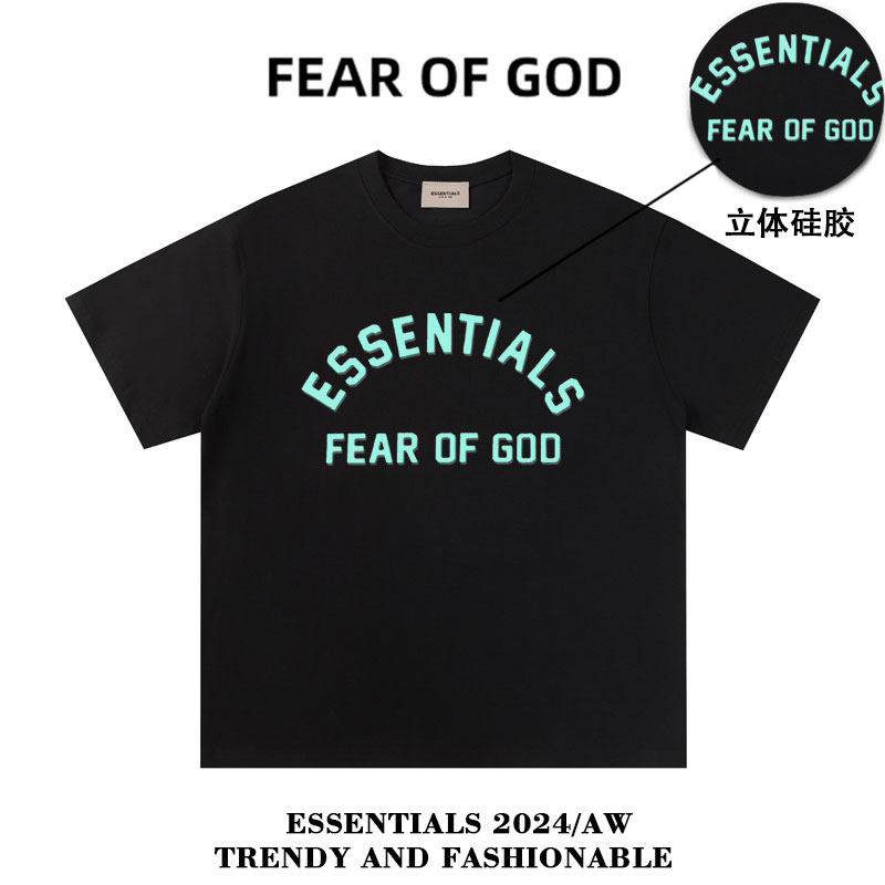 fear of god复线essentials新款短袖t恤男女美式高街情侣fog潮牌