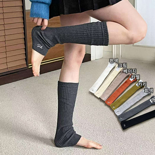 韩国保暖显瘦女秋冬百搭小腿袜套