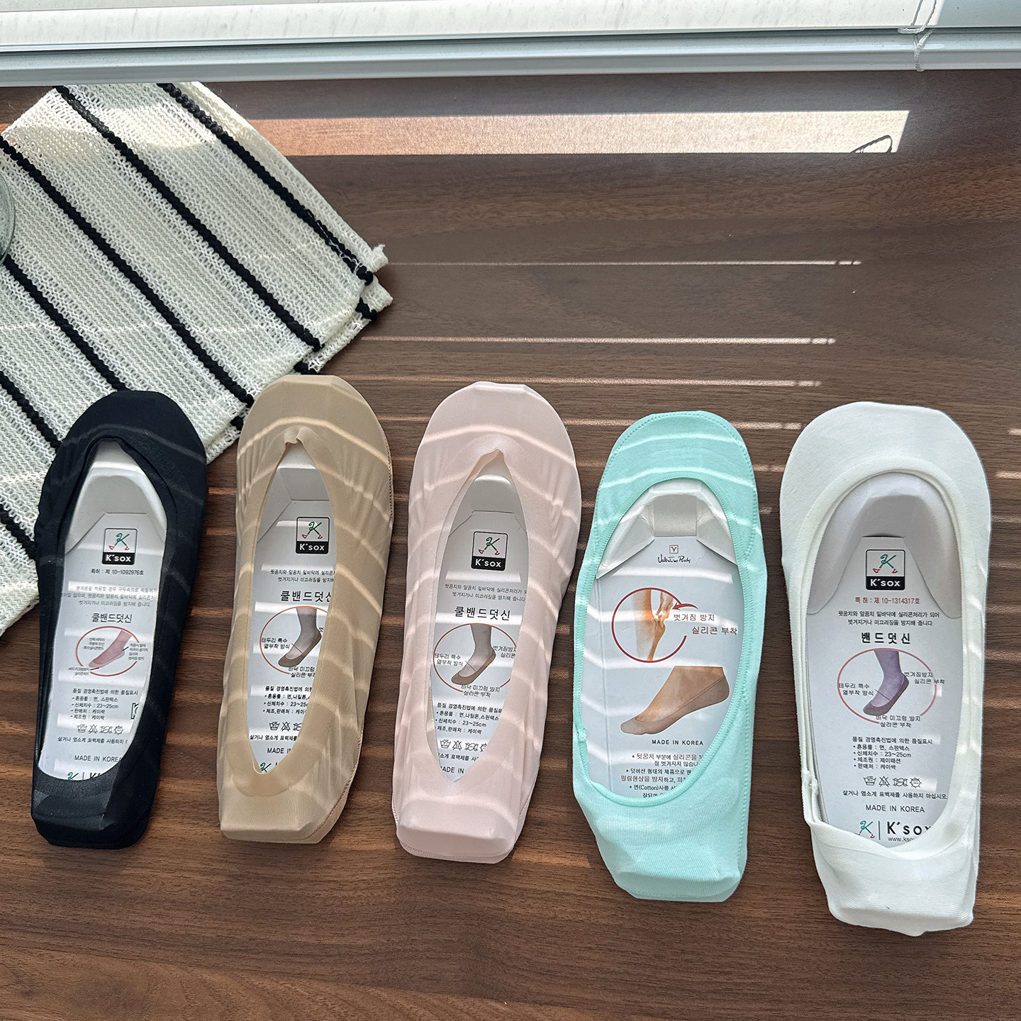 韩国进口东大门现货袜子女款浅口小皮鞋玛丽珍隐形防滑不掉跟船袜