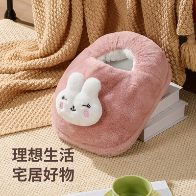 暖脚宝插电式电暖鞋冬天取暖器加热捂脚垫充电电热寝室神器办公室