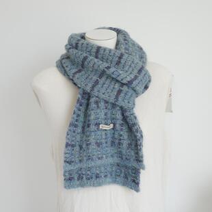 小物商店 小香风仿花呢格纹毛线针织柔软保暖围巾 包邮