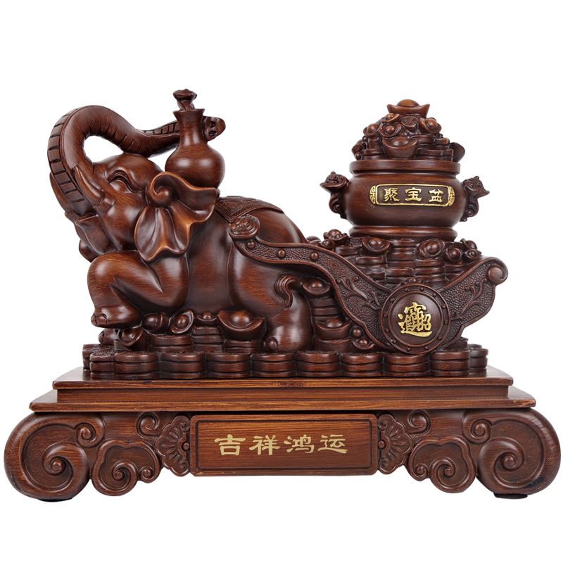 吉祥乔迁新居开业礼品大象摆件