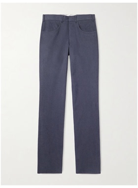 ANDERSON  SHEPPARD 直筒斜纹布裤子男