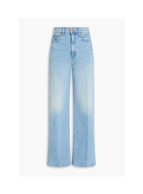 mother denim Lasso Sneak 高腰阔腿牛仔裤女