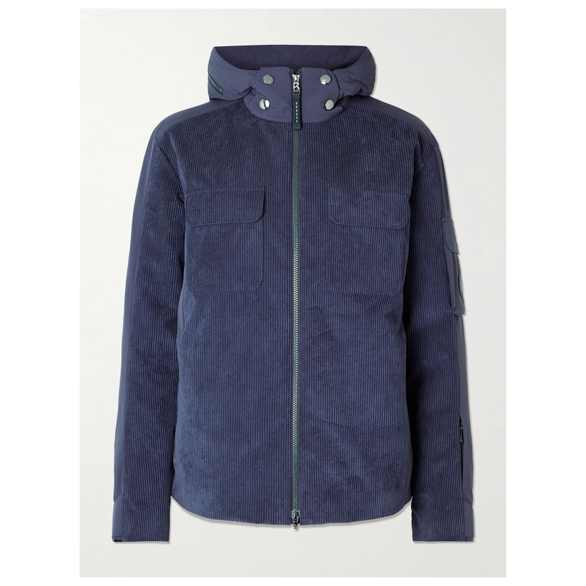 Bogner 博格纳 Cobe-D 绗缝灯芯绒连帽滑雪夹克短外套男飞行员