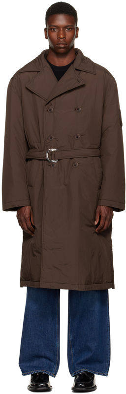 etudes 棕色 alaska 羽绒大衣男