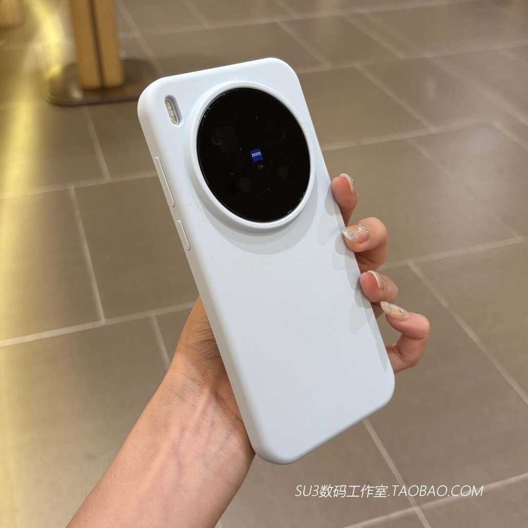 耐脏自在蓝色X300不会发黄x200s适用vivoX300手机壳pro简约X100镜头加高Ultra全包边IQOO15防摔neo11磨砂mini