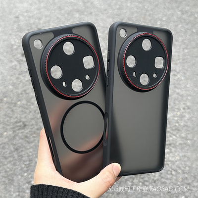 透黑色磁吸充电X200s适用vivoX200Ultra手机壳X200promini莱卡红圈镜头全包findx8肤感防摔软硅胶高级magsafe