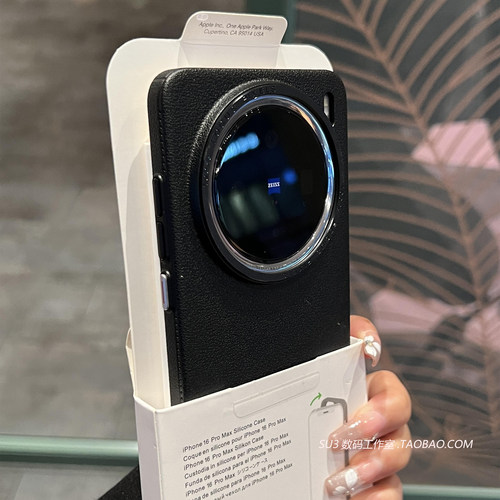 质感黑色枝纹颗粒手感pc硬壳FindX8适用vivoX200pro手机壳mini皮纹大孔oppo超薄轻薄纯色高端金属镜头防指纹