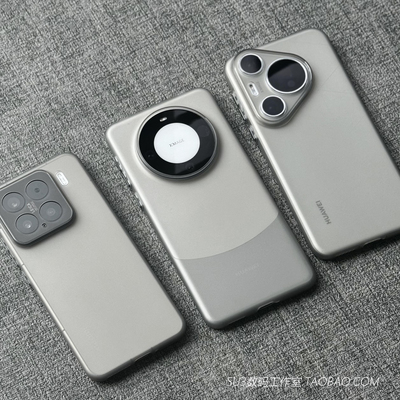 不沾指纹超薄软壳适用Pura80pro+华为mate70手机壳60pro半透明小米15磨砂14钛灰色超薄裸机全包镜头独立按键p