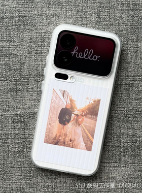 立体波浪瓦楞适用一加15手机壳一加13t条纹12简约魅族22全包21防摔磨砂透白色防指纹透明男女大孔ins高级感