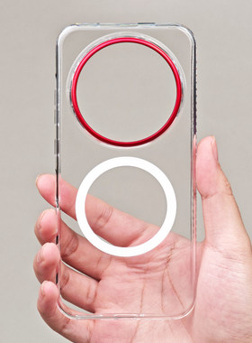 磁吸充电不会发黄高透硬壳X200s适用vivoX300手机壳X200pro红色mini镜头x200Ultra透明IQOO15超薄13防摔高级