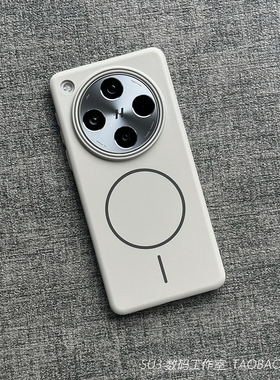 Beats磁吸FindX8s无线充电x7ultra适用oppoReno13手机壳pro细圈12峰岩白色6大孔109全包14一加Ace5硬magsafe