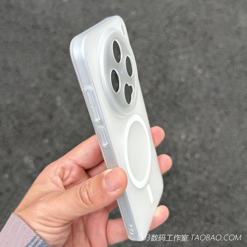全包镜头磁吸无线充电适用Realme真我GT7手机壳pro肤感GTneo7/6se超薄5魅族21防指纹磨砂透白色magsafe新款硬