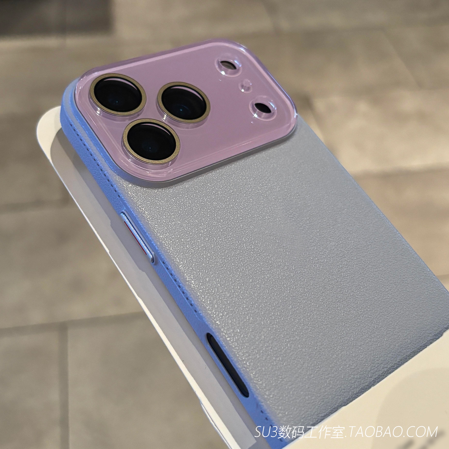 荔枝纹磨砂防指纹适用iPhone17pro苹果17promax手机壳全包16带镜头膜水晶15浅紫色plus硬壳14网红13保护套12