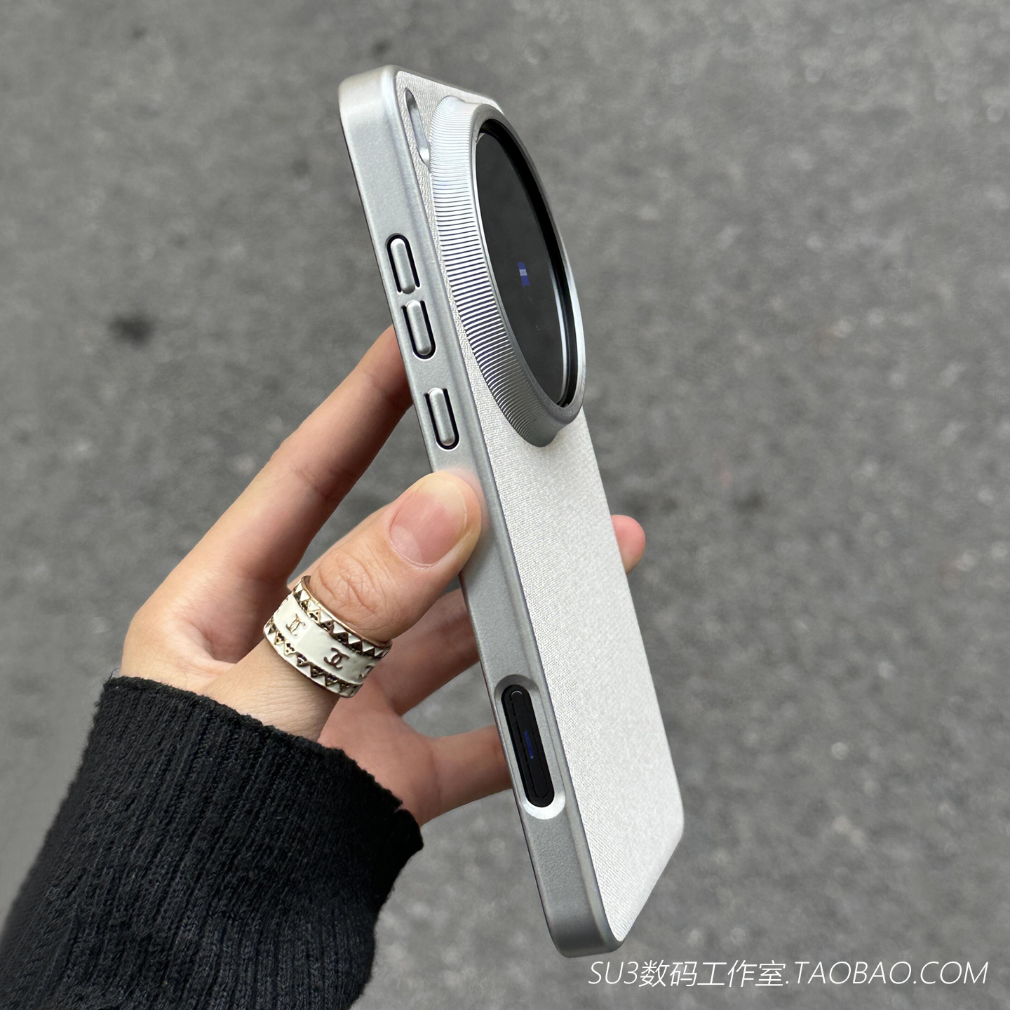 X200s防指纹ultra磁吸充电适用vivoX200pro手机壳mini防滑X100s亚毛麻料布纹IQOO13大孔Findx8简约磨砂月光白