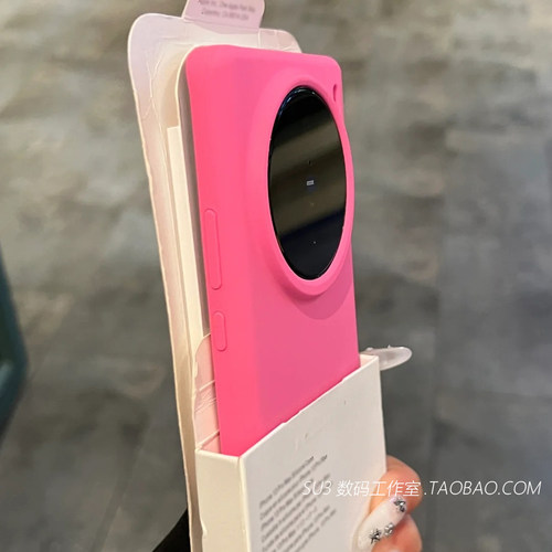 软糯液态硅胶x100ultra适用vivovivoX200pro手机壳mini火星粉s19全包边s18荧光玫粉色IQOO13肤感12防摔neo9s+