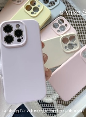 ins风奶油浅紫镜头全包适用oppoFindX8s+手机壳Reno13pro液态硅胶12软壳11粉纯色简约精孔14小众FindX8ultra