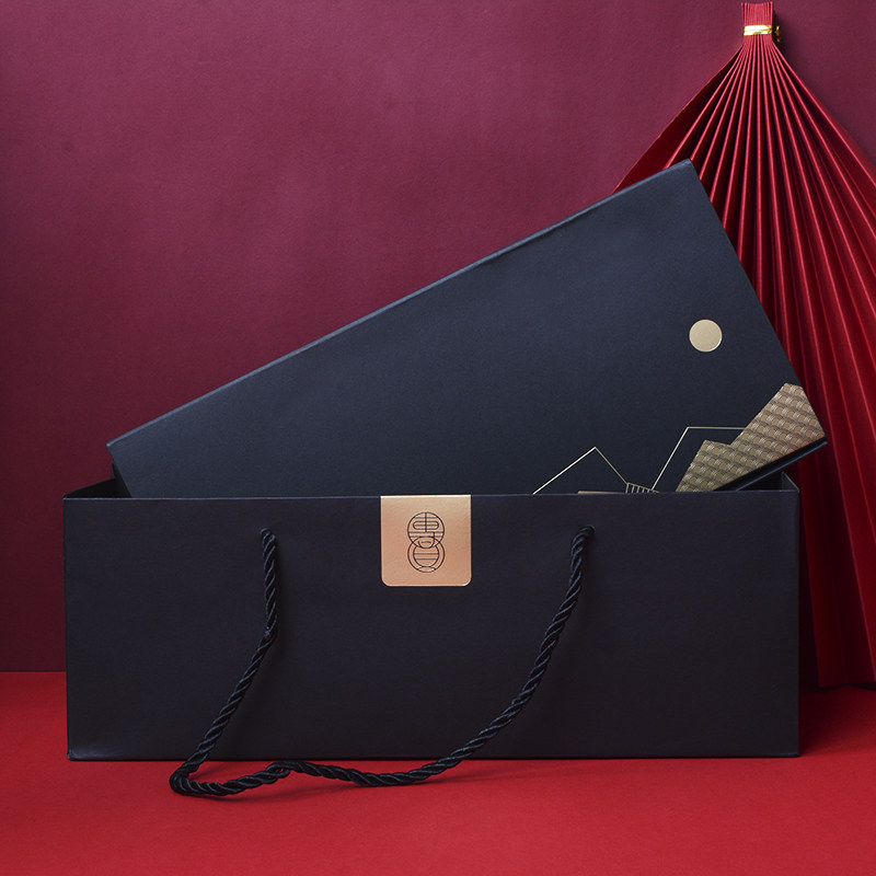 中秋月饼蛋黄酥盒8粒高档烫金月饼礼盒冰皮流心酥包装盒手提 10个