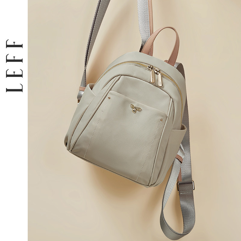 莱夫小蜜蜂双肩包女夏季2025新款时尚迷你小背包牛津帆布旅行包包