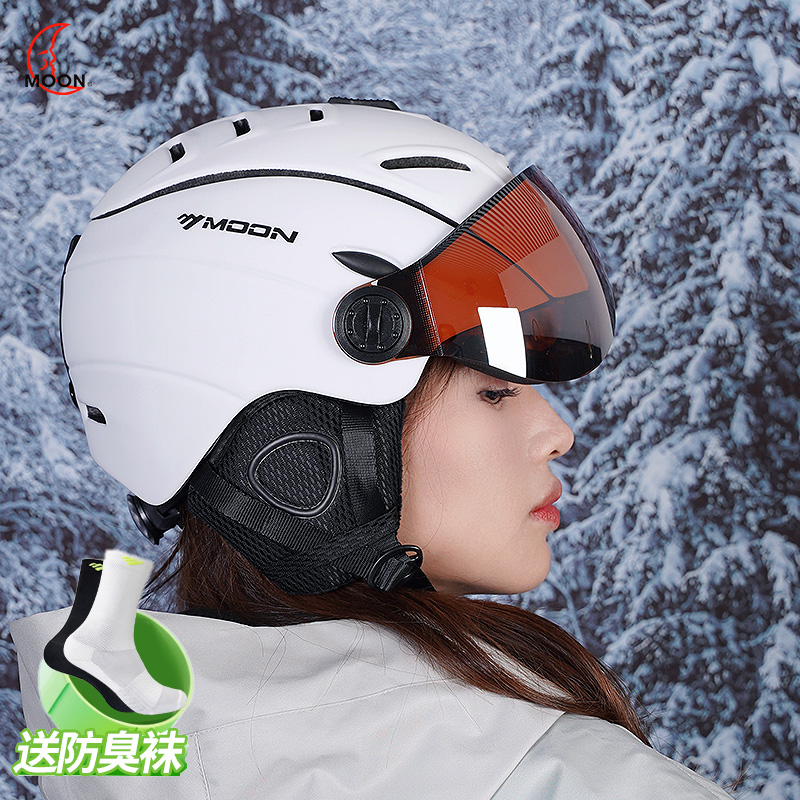 moon滑雪头盔男女户外成人装备