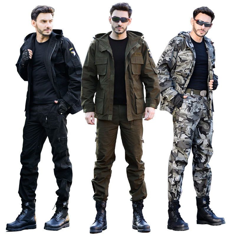 户外迷彩服套装男101野战军迷