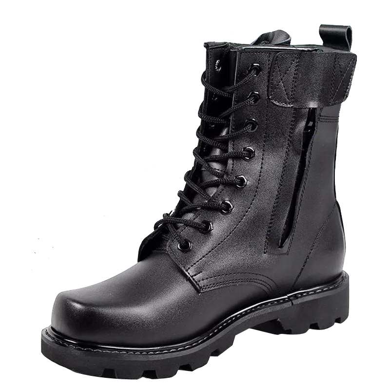 Bottes militaires pour homme en cuir - porter - Ref 1396774 Image 5