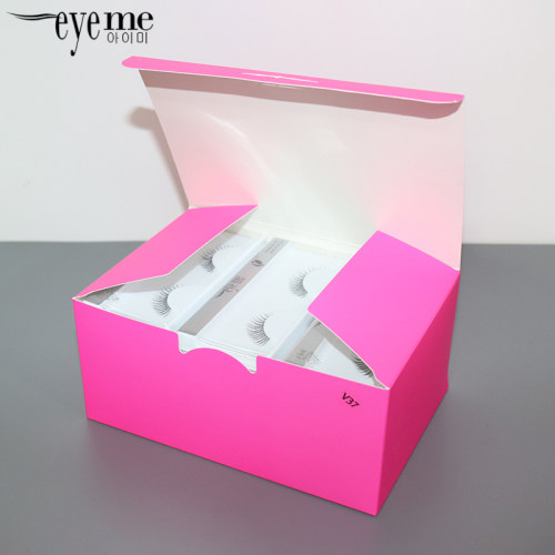 韩国eyeme假睫毛单簇v型w型化妆师御用自然轻盈 1大盒30副