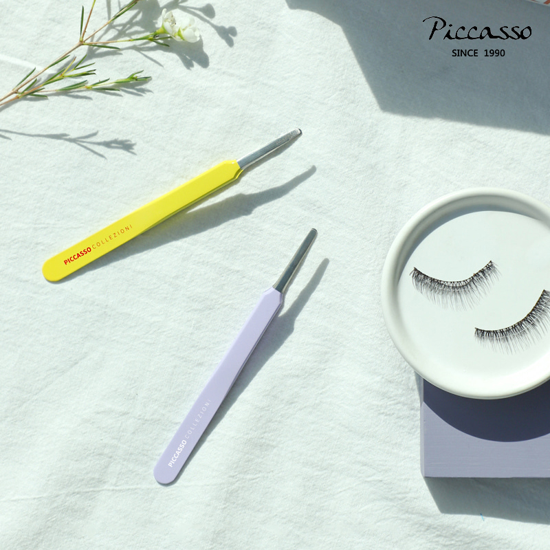 piccasso圆头镊子扁圆头设计2色