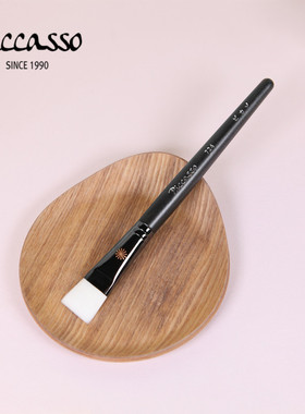 韩国PICCASSO724白色人造毛平头基础粉底隔离BB霜化妆刷