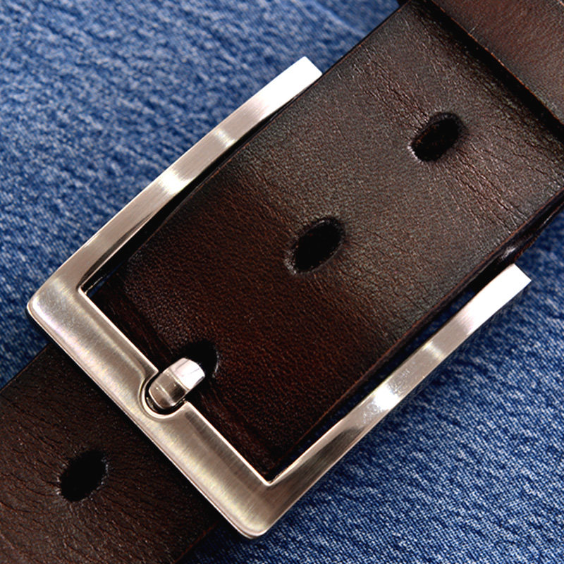 男士针扣休闲风百搭中年皮带