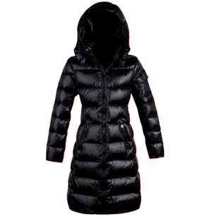 传淇COYACAL加厚白鸭绒羽绒服女中长款修身显瘦可拆卸帽韩版