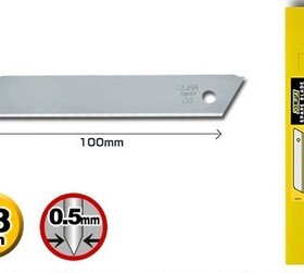 正品日本OLFA一体刀片LB-SOL-10刀片10片塑盒装18mm 无痕刀片大号