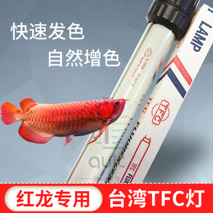 台湾原装 TFC30瓦40瓦长红龙鱼专用水中灯潜水灯自然发色