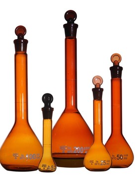 玻璃容量瓶5ML/2000ml 白色/棕色容量瓶  实验室用品 实验耗材