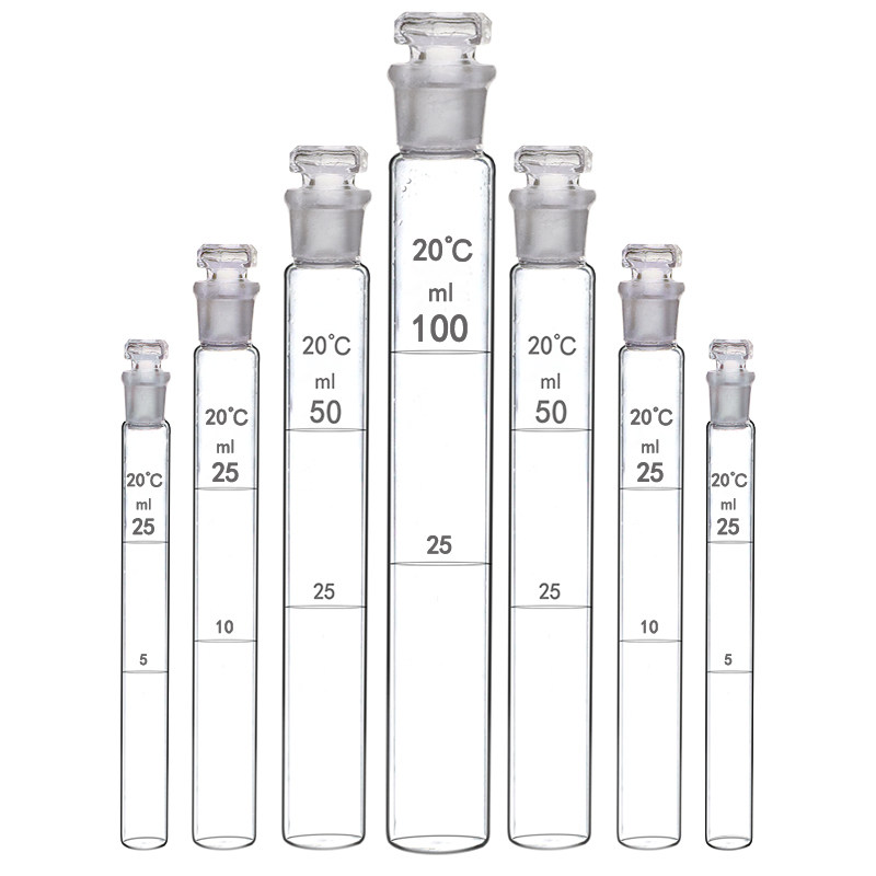 具塞比色管 50ml 25ml 10ml100ml 纳氏比色管玻璃比色管化学仪器
