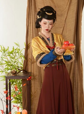 檀栾院上官婉儿复原唐制冬款汉服女