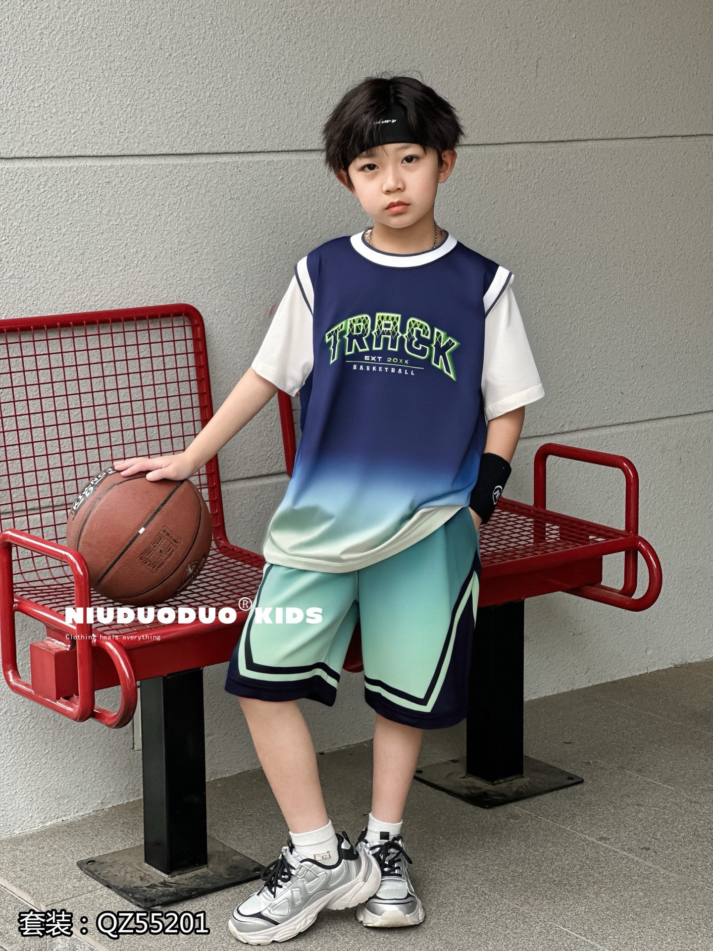 【UMKIDS】牛哆哆夏超凉爽运动套装速干运动套装男童速干面料套装