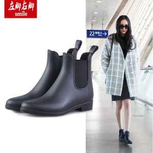 新款透气雨鞋女短筒时尚水鞋女雨靴成人防滑韩国低帮套鞋胶鞋冬季